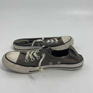 Grey Low top hard Sole Converse Elastic Back Athletic Athleisure Streetwear 6.5